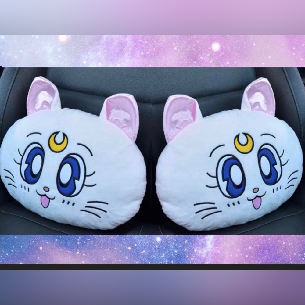 Sailor Moon Artemis Headrest Pillows Set